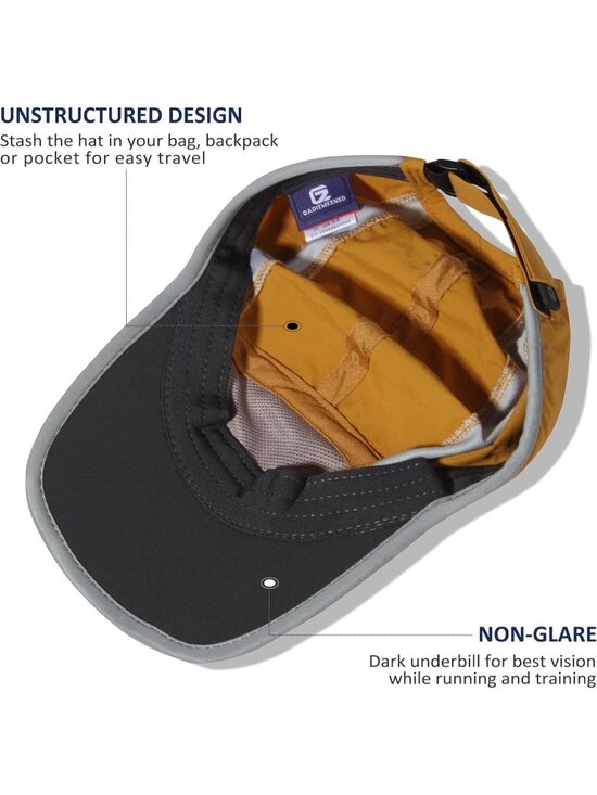 〽️Women Goldenrod Reflective Folding Hat Design UPF 50+ Sun Protection Sport Hat main image 6